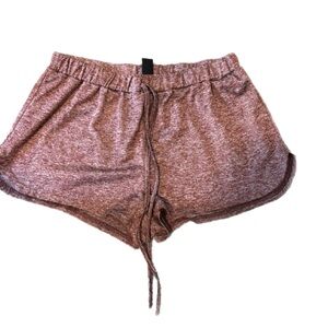 SHEIN Pink and Heathered Gray Athletic Shorts